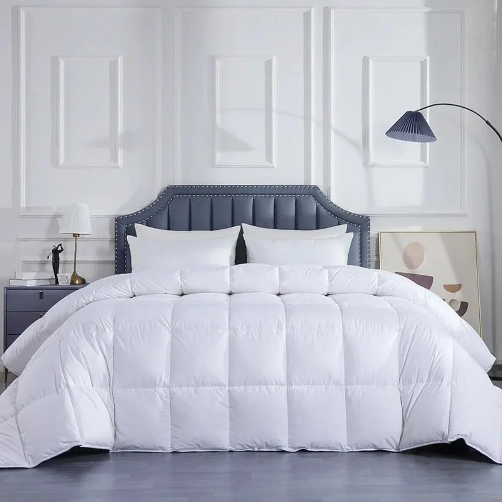 HOMBYS 100% Down Hypoallergenic Oeko-Tex Certified Oversized Queen Comforter